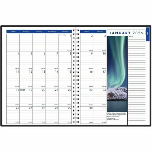 House Of Doolittle  Wkly/Mthly Planner,2PPM,12 Mth,Jan-Dec,8-1/2"x11",Earthscape-HOD273