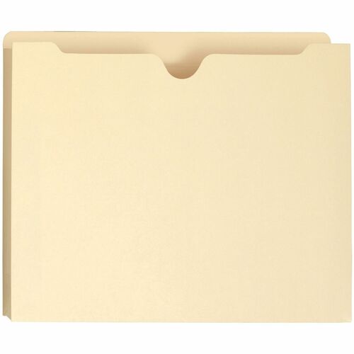 Smead  File Jackets, Recycled, 2" Exp, Letter, 50/BX, Manila