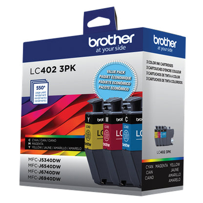 Brother LC4023PKS ink cartridge 1 pc(s) Original Standard Yield Cyan, Magenta, Yellow