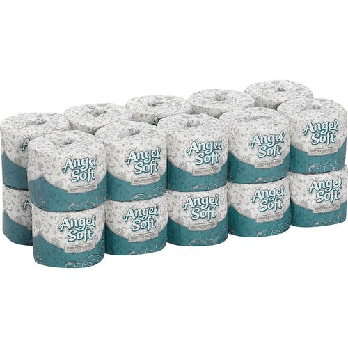 Georgia-Pacific  Bath Tissue, 450 Sheets/Roll, 20 Rolls/CT, 4"x4-1/2", White-GPC16620