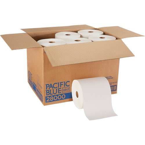 Georgia-Pacific  Signature Roll Towels,Non-Perf,2-Ply,7-7/8"x350',12/CT,WE-GPC28000