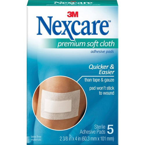 3M  Gauze Pad,Hypoallergenic,2-3/8"x4",3-Ply,5/PK,3PK/BX,WE