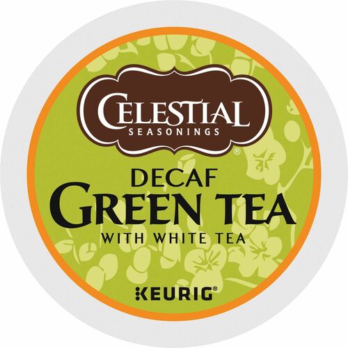 Green Mountain  Tea,Decaf Green,w/White Tea,K-Cup,24/BX,Beige/Green-GMT14737