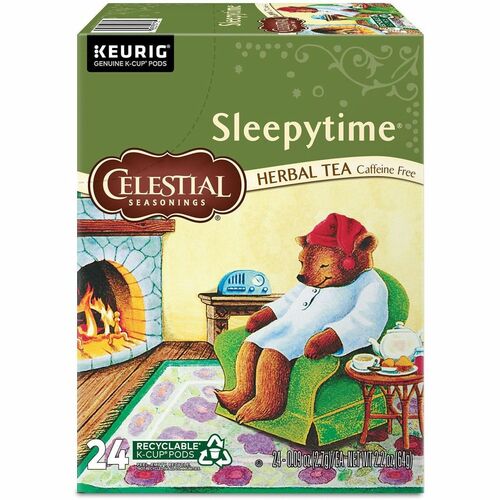 Green Mountain  Tea,Sleepytime,Herbal,K-Cup,24/BX,Beige/Green-GMT14739