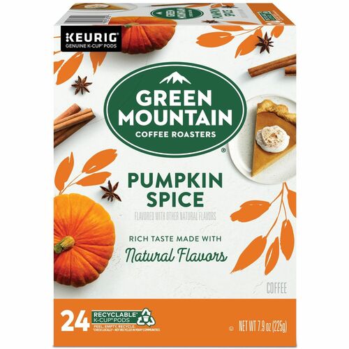 Green Mountain  Coffee,Pumpkin Spice,K-Cup,24/BX,Brown-GMT6758