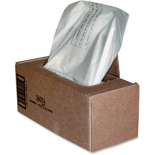 Fellowes  Shredder Bags, 20 Gal,F/125,2250 Series,18"x13"x36",50/CT,CL-FEL36054