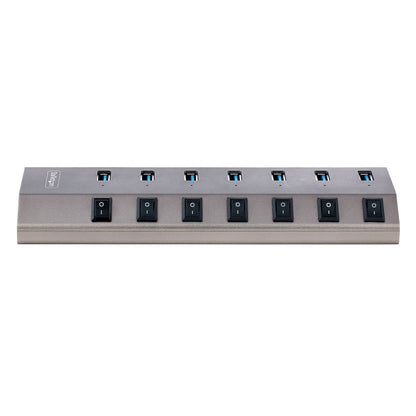 StarTech.com 5G7AIBS-USB-HUB-NA interface hub USB 3.2 Gen 1 (3.1 Gen 1) Type-B 5000 Mbit/s Gray