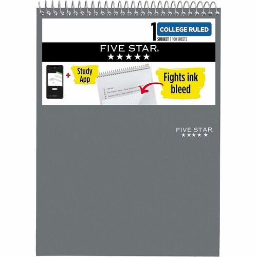 Mead  Note Pad,Wirebound,1-Sub.,Cllge Rld,100 Sh,8-1/2"x11",Asst.
