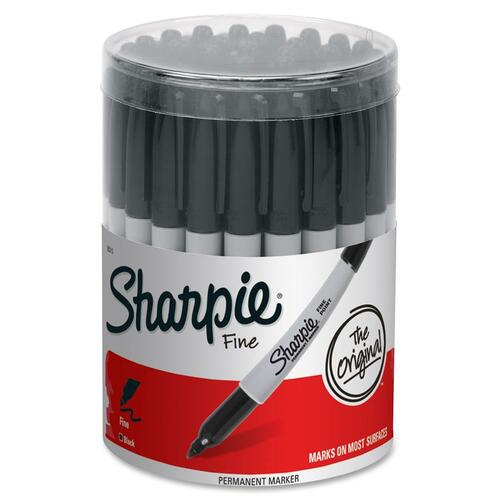 Newell Brands  Permanent Markers, Fine Point, 36/DS, black