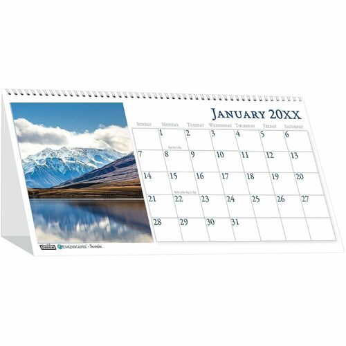 House Of Doolittle  Tent Calendar,Desktop,12 Mth,Jan-Dec,8-1/2"x4-1/4",Scenic-HOD3649