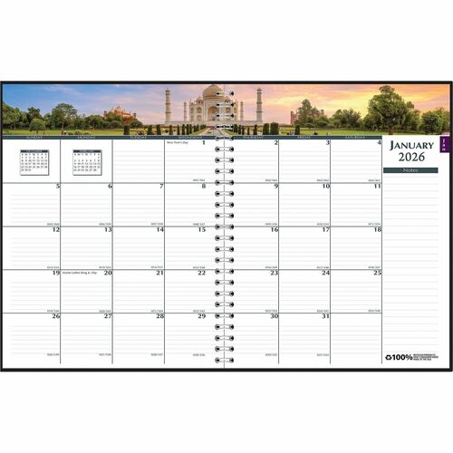 House Of Doolittle  Wkly/Mthly Planner,12 Mths, Jan-Dec, 7"x10", Earthscapes/BK-HOD294632