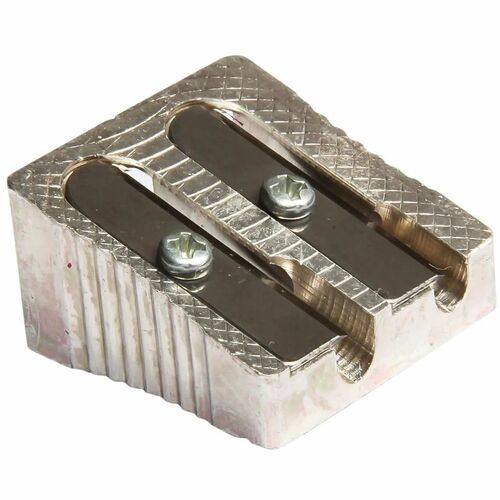 Baumgartens  Dual Sharpener, 1", Metal, Silver