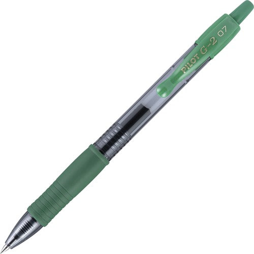 Pilot  Gel Pen,Retractable/Refillable,Fine Point,Green
