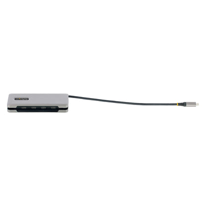 StarTech.com HB31CM4CPD3 laptop dock/port replicator Wired USB 3.2 Gen 2 (3.1 Gen 2) Type-C Gray