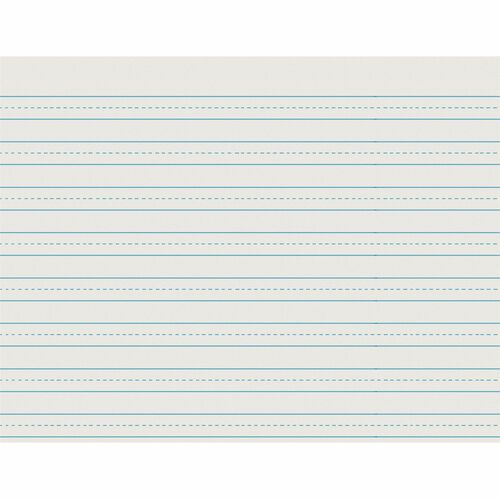 Pacon  Skip-A-Line Paper, 1/2"Rld,30lb,8-1/2"x11",500Sht/RM,WE