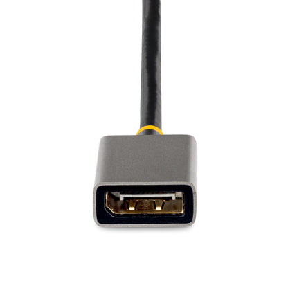 StarTech.com 128-HDMI-DISPLAYPORT video cable adapter 11.8" (0.3 m) HDMI Type A (Standard) Black, Gray