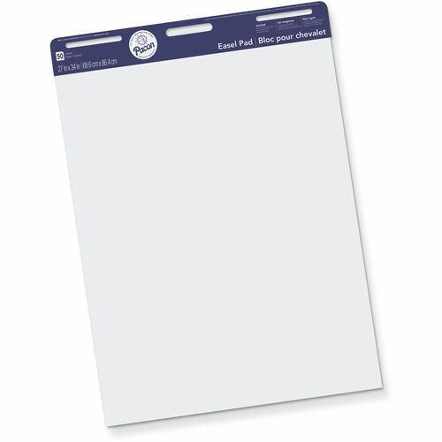 Pacon  Easel Pad, Perforated, Unruled, 27x34", 50 Sheets, White