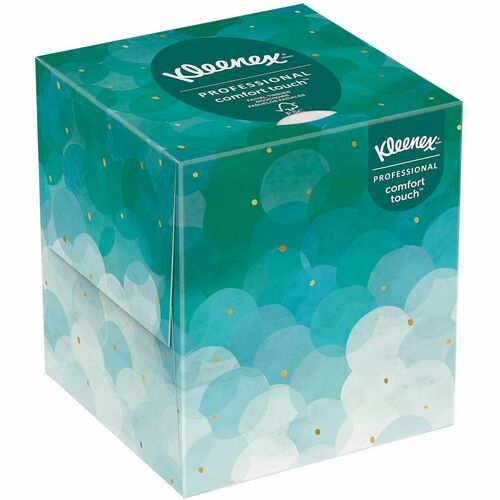Kimberly-Clark Professional  Facial Tissue, Cube Box, 90 Tissues/BX, 6BX/PK Bundle