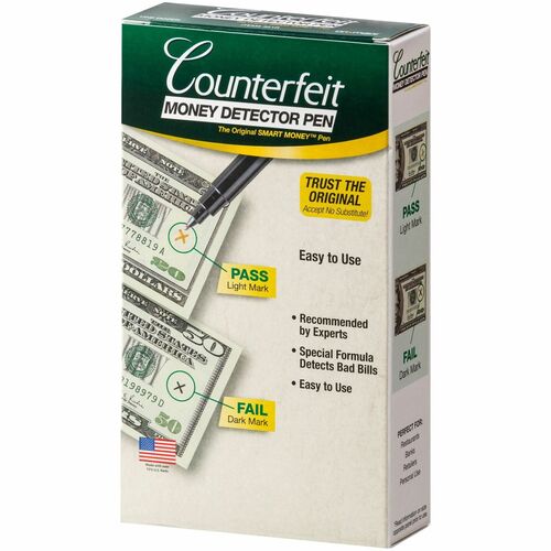Dri Mark Products Inc  Counterfeit Detector Pens, Black-DRI351R1