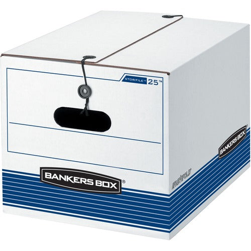 Fellowes  Storage Box,Letter/Legal,Tie Closure,10"x12"x15",4/CT,WE/BE-FEL0002501