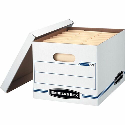 Fellowes  Stor/File Boxes, Ltr/Ltr, 12"x12"x"10, 12/CT, WE/BE-FEL0006301