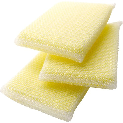3M  All Purpose Cleaning Pads, 2-39/64"x4-5/16"x1/2", 3/PK, YW