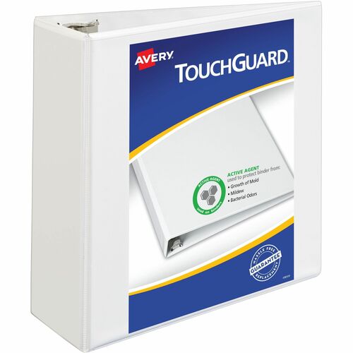 Avery  View Binder,Hvy-Duty,Slant Ring,4" Capacity,Letter-size,WE