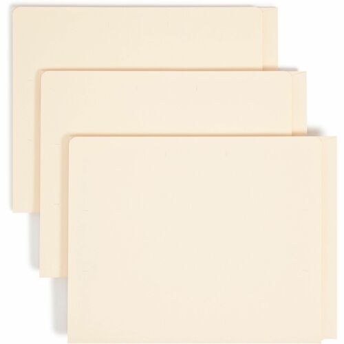 Smead  Tab Fastener Folder, 2" Fastener, Letter, 50/BX, Manila