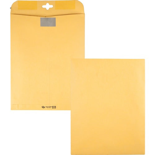 Quality Park  Clear-Clasp Envelopes, 10"x13", 100/BX, Kraft