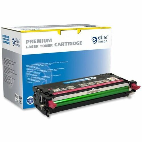 Elite Image  Toner Cartridge, 8000 Page Yield, Magenta-ELI75387