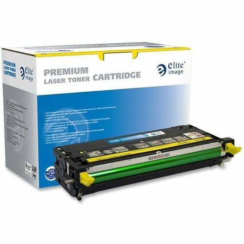 Elite Image  Toner Cartridge, 8000 Page Yield, Yellow-ELI75388