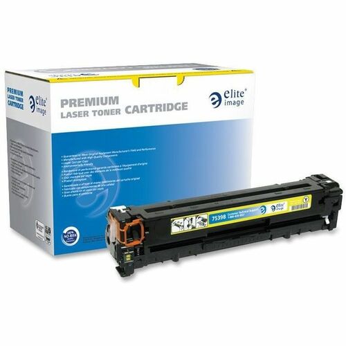 Elite Image  Toner Cartridge, 1400 Page Yield, Yellow-ELI75398