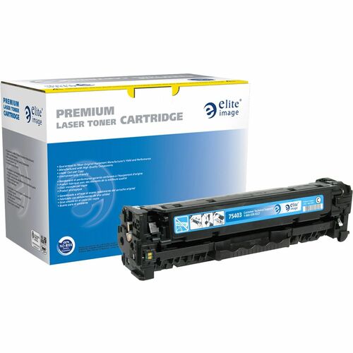 Elite Image  Toner Cartridge, 2800 Page Yield, Cyan-ELI75403