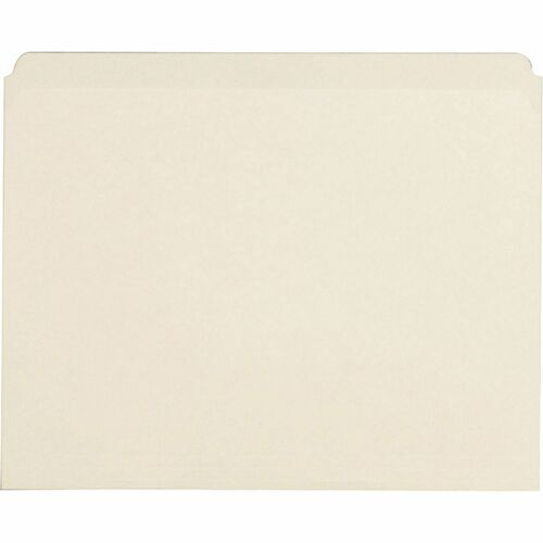 Business Source  File Folders, Straight-Cut Tab, 11 Pt, Letter, 100/BX, MA