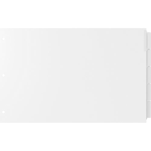 Stride, Inc.  Index Dividers, 5-Clear Tabs/ST, 8-1/2"x14", WE