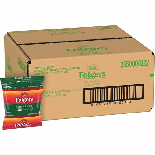 Folgers  Folgers Filter, Decaffeinated, 9oz, 40/CT-FOL06122