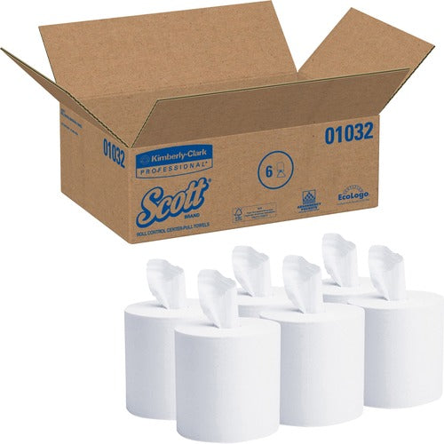Kimberly-Clark Professional  Towel Roll,f/ Center-Pull Dispenser,700 Towels/RL,6RL/CT,WE