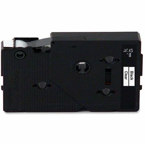 Brother  Tape Cartridge, 1/2" Size, 2/PK, Black/Clear