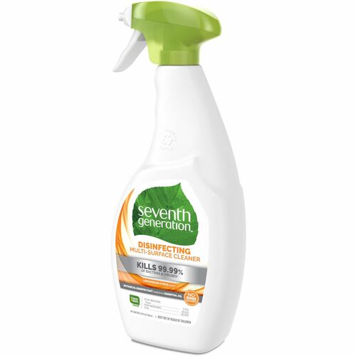 Seventh Generation  Disinfecting Surface Cleaner,26 oz., Lemongrass Citrus