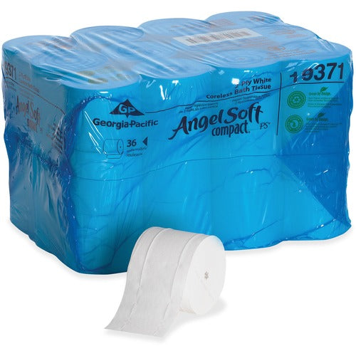 Georgia-Pacific  Bathroom Tissue, 2-Ply Coreless, 750Shts/Roll, 36RL/CT, WE-GPC19371