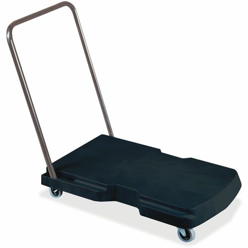 Rubbermaid Commercial Products  Office Cart, 250lb., 20-1/2"x32-1/2", Black