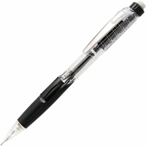 Pentel  Mechanical Pencil,Refillable Lead/Eraser, 0.5mm,Black