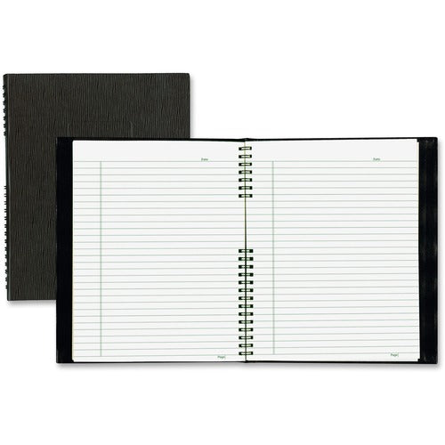 Rediform  Notebook,College/Margin Rld,100Shts,8-1/2"x11",BK