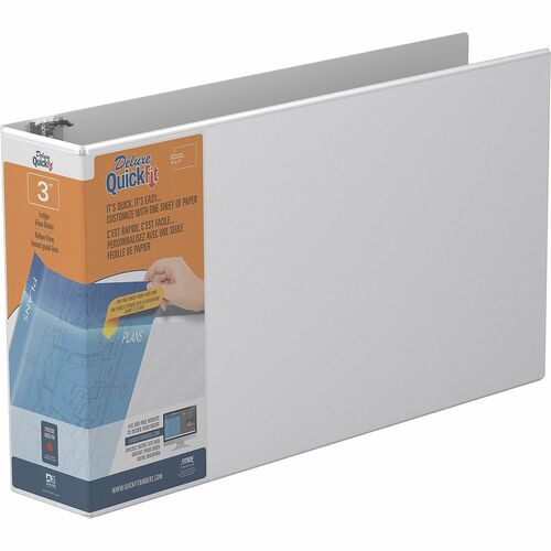 Stride, Inc.  Ledger Binder, D-Ring, 3" Capacity, 11"x17" Sht Size,White