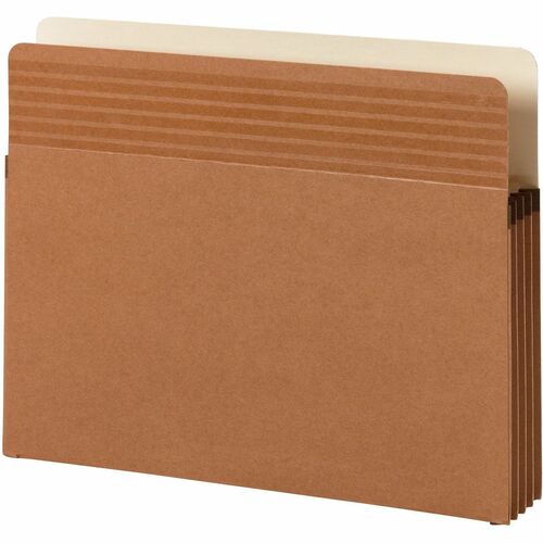 Smead  Easy Grip Pockets, Letter, 3-1/2" Exp, 25/BX, RedRope