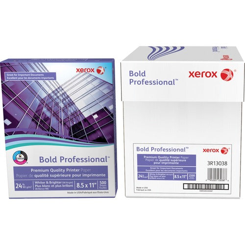 Xerox  Printer Paper, Poly Wrap, 24 lb, Letter, 500 Sht/RM, WE