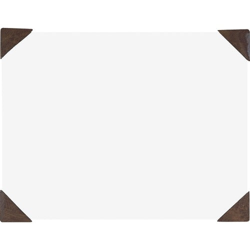 House Of Doolittle  Desk Pad,Strong Corners,Refillable,50 SH,17"x22",White/Brown-HOD40003