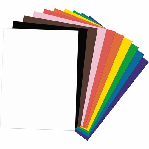 Pacon  Construction Paper, 746lb, 9"x12/12"x18", 2000 Sheet/KT, AST