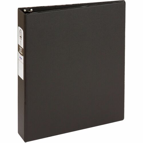 Avery  Economy Ring Binder, 1-1/2" Capacity, 8-1/2"x11", Black