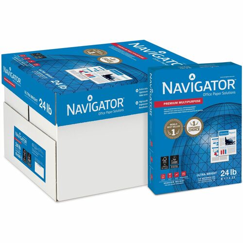 Grupo Portucel Soporcel  Multi Paper, 24 lb, LTR, 500 SH/RM, 10 RM/CT, Bright White